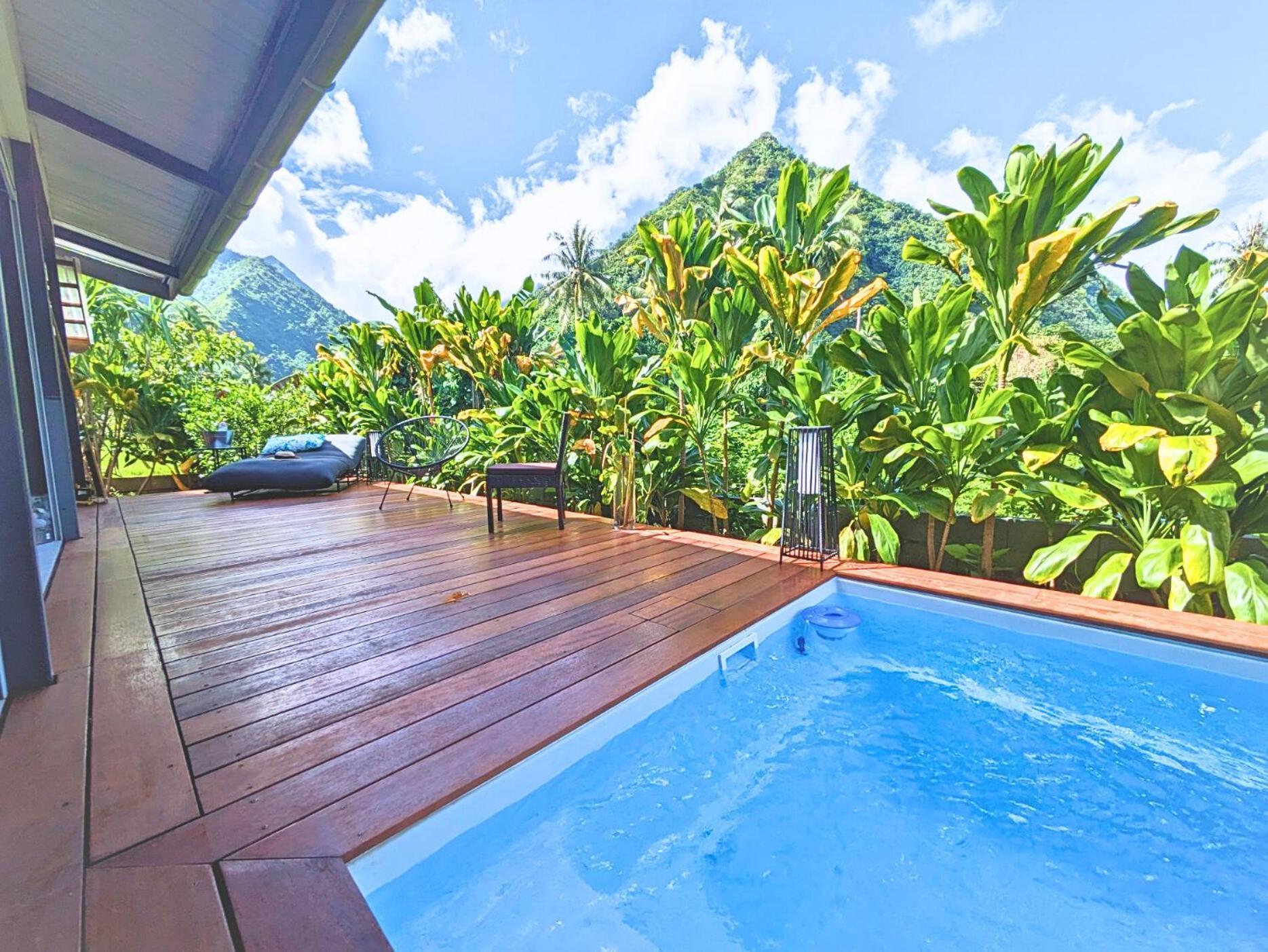 Natura Om Teahupoo Surf Lodge Toanoano Eksteriør billede